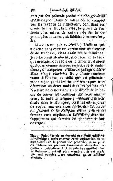 Journal historique et littéraire