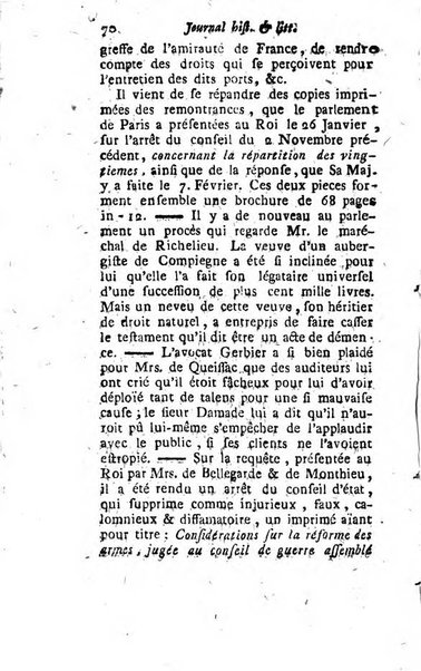 Journal historique et littéraire