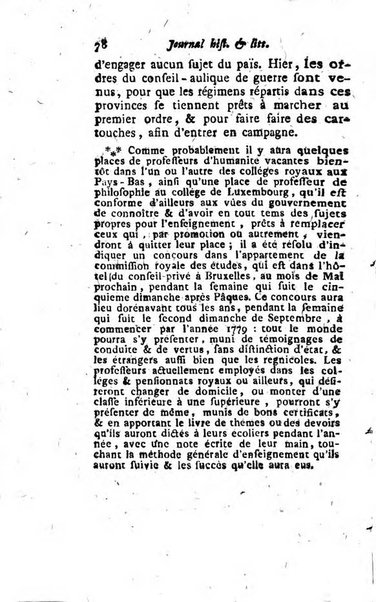 Journal historique et littéraire