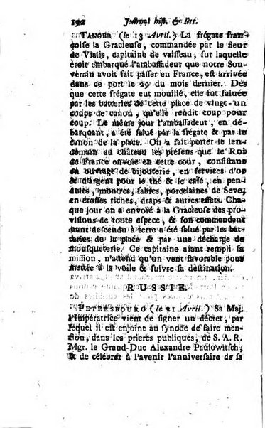 Journal historique et littéraire