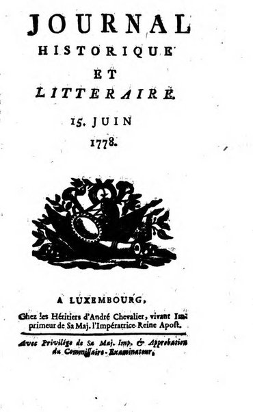 Journal historique et littéraire