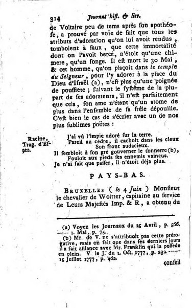 Journal historique et littéraire