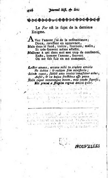 Journal historique et littéraire