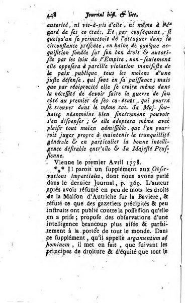 Journal historique et littéraire