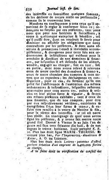 Journal historique et littéraire