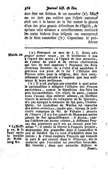 Journal historique et littéraire