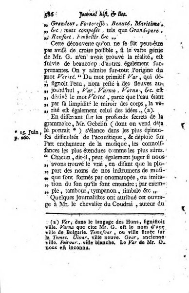 Journal historique et littéraire