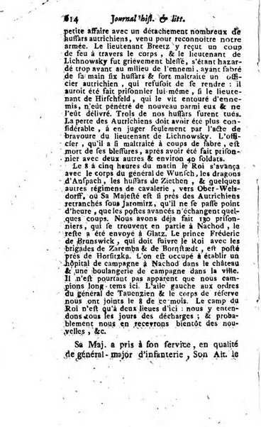 Journal historique et littéraire