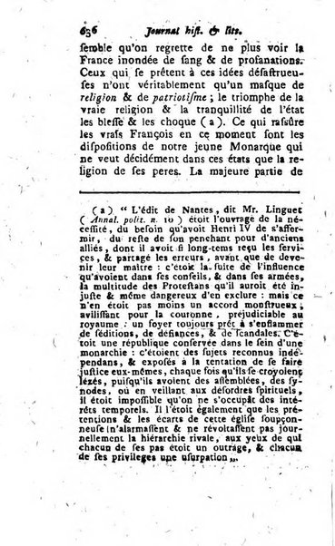 Journal historique et littéraire