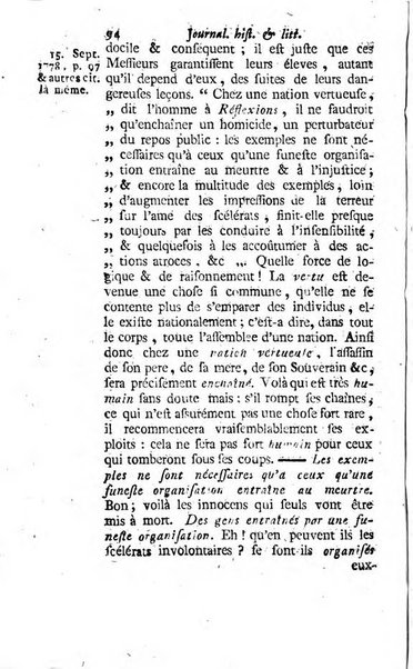 Journal historique et littéraire