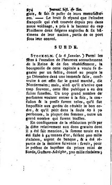 Journal historique et littéraire