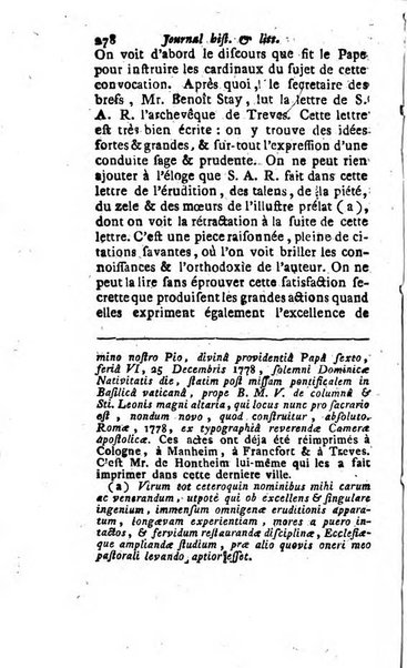 Journal historique et littéraire