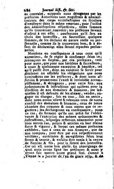 Journal historique et littéraire