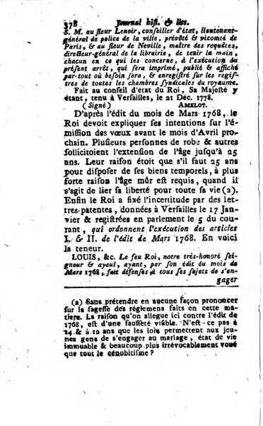 Journal historique et littéraire