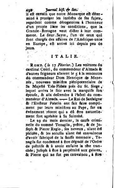 Journal historique et littéraire