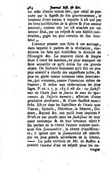 Journal historique et littéraire