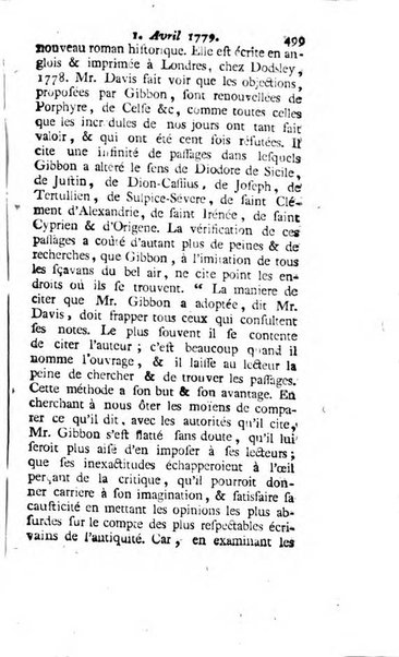 Journal historique et littéraire