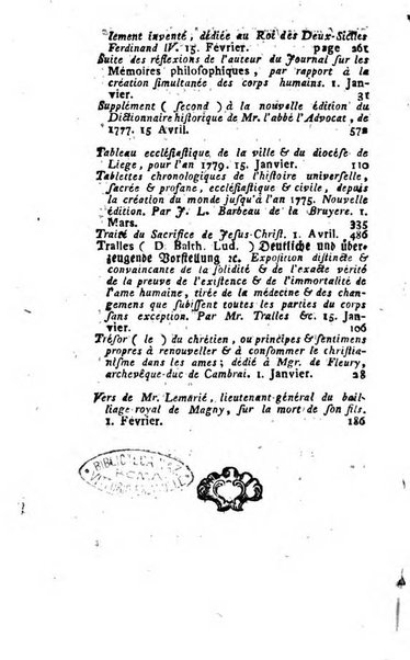 Journal historique et littéraire