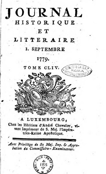 Journal historique et littéraire