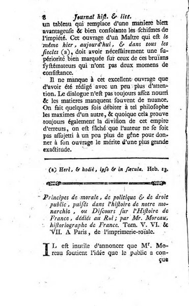 Journal historique et littéraire