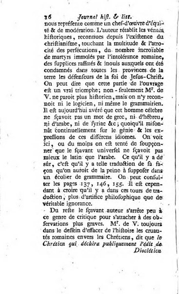 Journal historique et littéraire