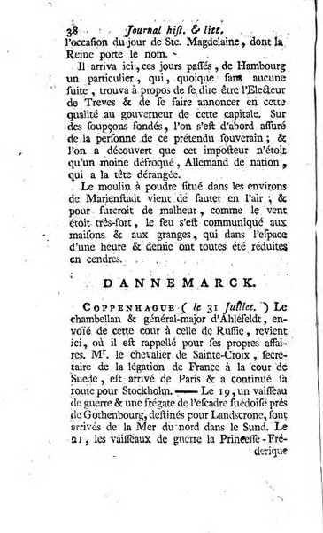 Journal historique et littéraire