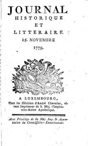 Journal historique et littéraire