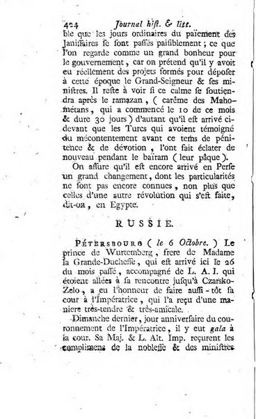 Journal historique et littéraire