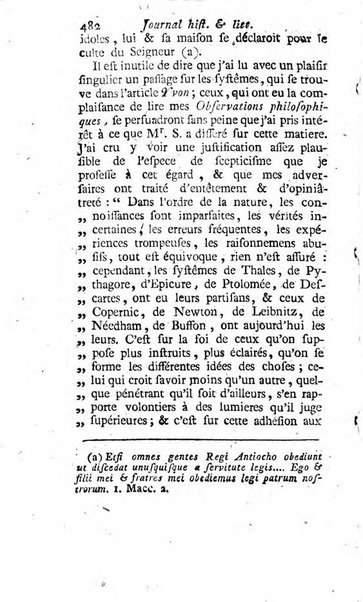 Journal historique et littéraire