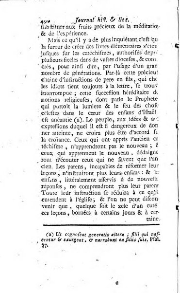 Journal historique et littéraire