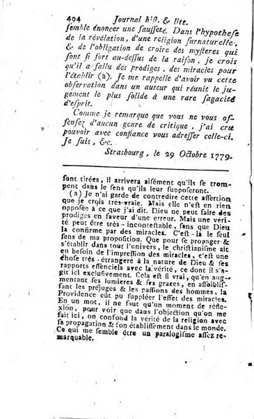 Journal historique et littéraire