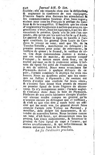 Journal historique et littéraire