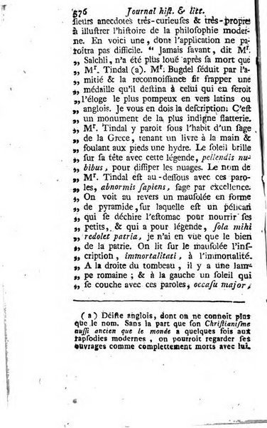 Journal historique et littéraire