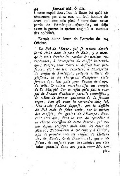 Journal historique et littéraire