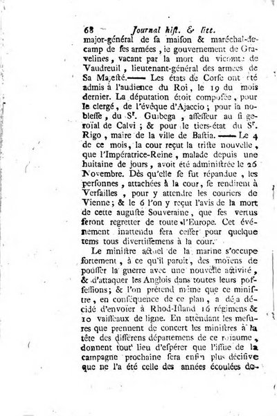 Journal historique et littéraire