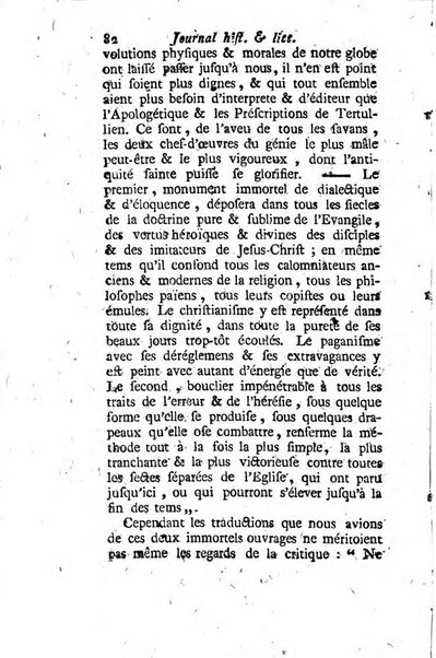 Journal historique et littéraire