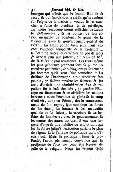 Journal historique et littéraire