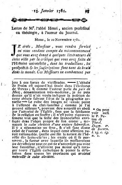 Journal historique et littéraire