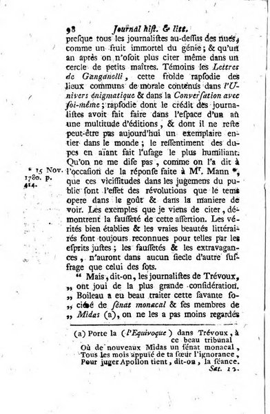 Journal historique et littéraire