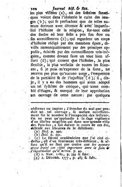 Journal historique et littéraire