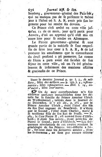 Journal historique et littéraire