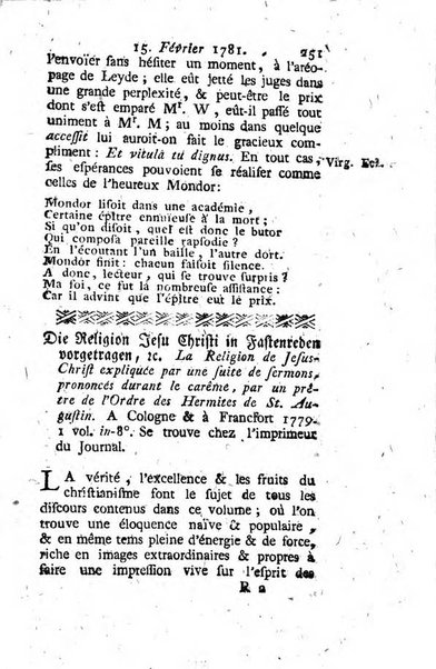 Journal historique et littéraire