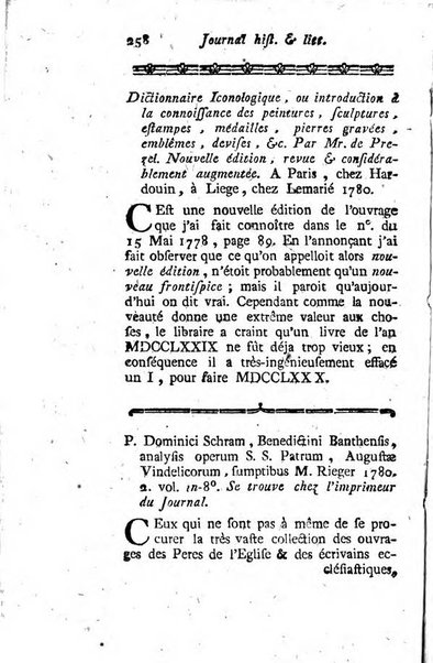 Journal historique et littéraire