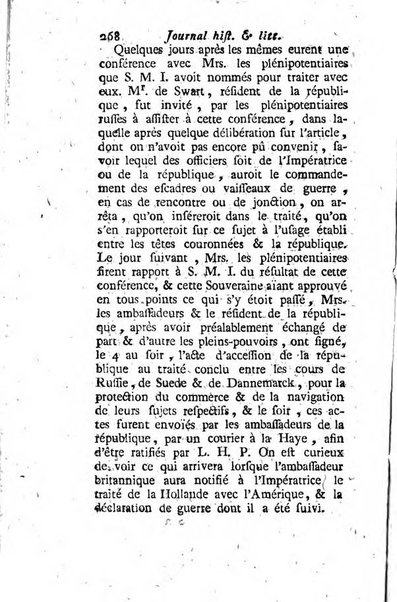 Journal historique et littéraire