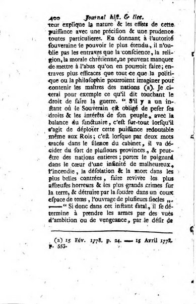 Journal historique et littéraire