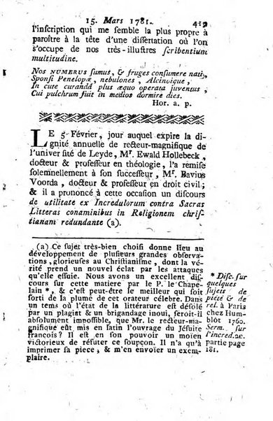 Journal historique et littéraire