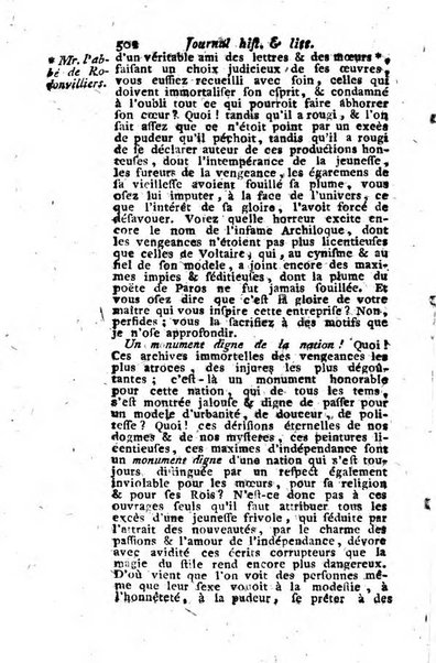 Journal historique et littéraire