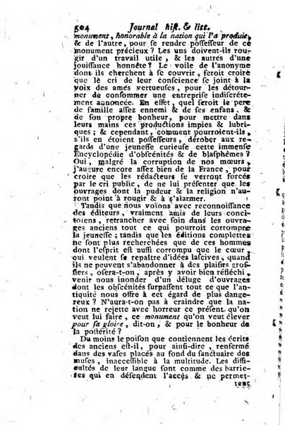 Journal historique et littéraire