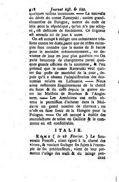 Journal historique et littéraire