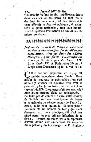 Journal historique et littéraire